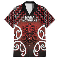 Personalised Aotearoa Mana Motuhake Hawaiian Shirt Poutama With Maori Pattern - Polynesian Pride