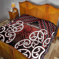 Aotearoa Mana Motuhake Quilt Poutama With Maori Pattern - Polynesian Pride