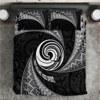 New Zealand Bungy Jumping Bedding Set Maori Pattern LT05 Black - Polynesian Pride