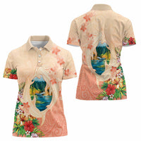 Hawaii Kauai Na Pali Coast Landscape Women Polo Shirt LT05 - Polynesian Pride