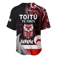 Aotearoa Toitu He Whakaputanga Baseball Jersey Toitu Te Tiriti O Waitangi LT05 - Polynesian Pride