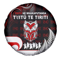 Aotearoa Toitu He Whakaputanga Spare Tire Cover Toitu Te Tiriti O Waitangi