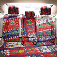 Wallis And Futuna Christmas Back Car Seat Cover Festive Beach Vibes - Polynesian Pride