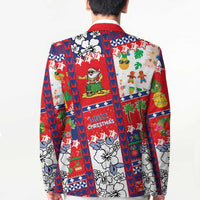Wallis And Futuna Christmas Blazer Festive Beach Vibes - Polynesian Pride