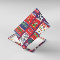 Wallis And Futuna Christmas Canvas Wall Art Festive Beach Vibes - Polynesian Pride