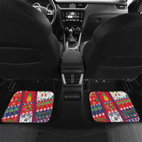 Wallis And Futuna Christmas Car Mats Festive Beach Vibes - Polynesian Pride