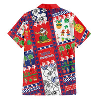 Wallis And Futuna Christmas Family Matching Short Sleeve Bodycon Dress and Hawaiian Shirt Festive Beach Vibes LT05 - Polynesian Pride