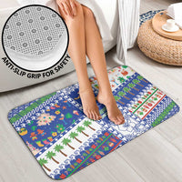 Northern Mariana Islands Christmas Bathroom Set Festive Beach Vibes - Polynesian Pride