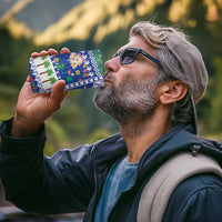 Northern Mariana Islands Christmas 4 in 1 Can Cooler Tumbler Festive Beach Vibes - Polynesian Pride