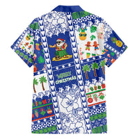 Northern Mariana Islands Christmas Family Matching Puletasi and Hawaiian Shirt Festive Beach Vibes - Polynesian Pride