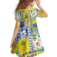 New Caledonia Christmas Family Matching Off Shoulder Maxi Dress and Hawaiian Shirt Festive Beach Vibes - Polynesian Pride