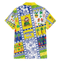 New Caledonia Christmas Family Matching Off Shoulder Maxi Dress and Hawaiian Shirt Festive Beach Vibes - Polynesian Pride