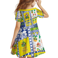 New Caledonia Christmas Family Matching Short Sleeve Bodycon Dress and Hawaiian Shirt Festive Beach Vibes - Polynesian Pride