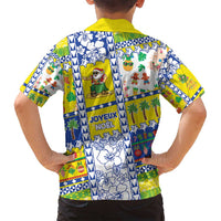 New Caledonia Christmas Family Matching Tank Maxi Dress and Hawaiian Shirt Festive Beach Vibes - Polynesian Pride