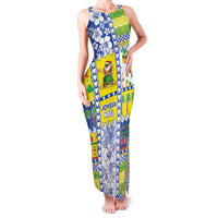 New Caledonia Christmas Family Matching Tank Maxi Dress and Hawaiian Shirt Festive Beach Vibes - Polynesian Pride