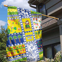 New Caledonia Christmas Garden Flag Festive Beach Vibes - Polynesian Pride