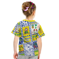 New Caledonia Christmas Kid T Shirt Festive Beach Vibes LT05 - Polynesian Pride