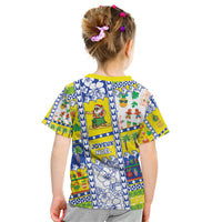 New Caledonia Christmas Kid T Shirt Festive Beach Vibes - Polynesian Pride