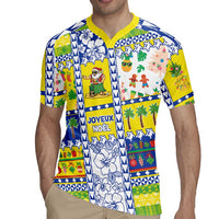 New Caledonia Christmas Rugby Jersey Festive Beach Vibes LT05 - Polynesian Pride