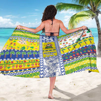 New Caledonia Christmas Sarong Festive Beach Vibes - Polynesian Pride