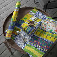 New Caledonia Christmas Wrapping Paper Festive Beach Vibes - Polynesian Pride
