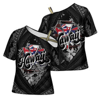 Hawaii November 28th Cross Shoulder Shirt Kanaka Maoli Tribal Pattern LT05 - Polynesian Pride