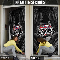 Hawaii November 28th Door Cover Kanaka Maoli Tribal Pattern - Polynesian Pride