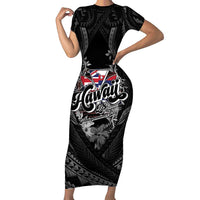 Hawaii November 28th Family Matching Short Sleeve Bodycon Dress and Hawaiian Shirt Kanaka Maoli Tribal Pattern - Polynesian Pride