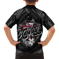 Hawaii November 28th Kid Hawaiian Shirt Kanaka Maoli Tribal Pattern LT05 - Polynesian Pride