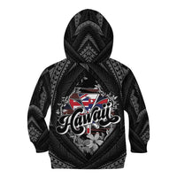 Hawaii November 28th Kid Hoodie Kanaka Maoli Tribal Pattern - Polynesian Pride
