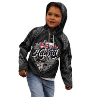 Hawaii November 28th Kid Hoodie Kanaka Maoli Tribal Pattern - Polynesian Pride