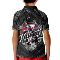 Hawaii November 28th Kid Polo Shirt Kanaka Maoli Tribal Pattern LT05 - Polynesian Pride