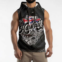 Hawaii November 28th Sleeveless Hoodie Kanaka Maoli Tribal Pattern - Polynesian Pride