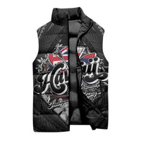 Hawaii November 28th Sleeveless Puffer Jacket Kanaka Maoli Tribal Pattern LT05 - Polynesian Pride