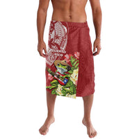 Puerto Rico Coqui Frog Lavalava Tropical Flowers Polynesian Style - Polynesian Pride