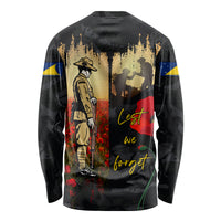 Tokelau ANZAC Day Long Sleeve Shirt Lest We Forget LT05 - Polynesian Pride