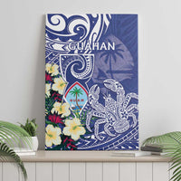Hafa Adai Guam Canvas Wall Art Latte Stone With Coconut Crab