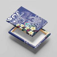 Hafa Adai Guam Canvas Wall Art Latte Stone With Coconut Crab