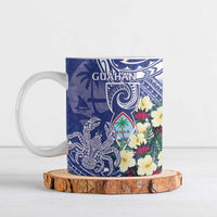 Personalised Hafa Adai Guam Ceramic Mug Latte Stone With Coconut Crab