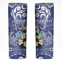 Personalised Hafa Adai Guam Skinny Tumbler Latte Stone With Coconut Crab