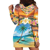 Guam Hoodie Dress Eternal Summer Sunset Beach