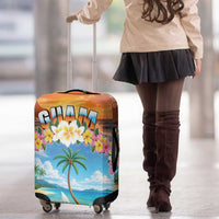 Guam Luggage Cover Eternal Summer Sunset Beach