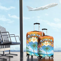 Guam Luggage Cover Eternal Summer Sunset Beach