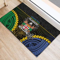 South Sea Islanders And Fiji Rubber Doormat Kanakas Fijian Tapa Pattern