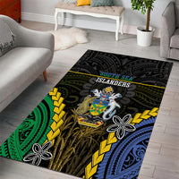 South Sea Islanders And Solomon Islands Area Rug Kanakas Polynesian Pattern LT05 - Polynesian Pride