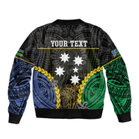 Personalised South Sea Islanders And Solomon Islands Bomber Jacket Kanakas Polynesian Pattern LT05 - Polynesian Pride