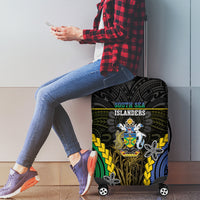 South Sea Islanders And Solomon Islands Luggage Cover Kanakas Polynesian Pattern LT05 - Polynesian Pride