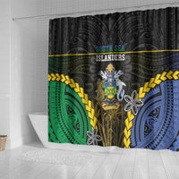 South Sea Islanders And Solomon Islands Shower Curtain Kanakas Polynesian Pattern LT05 - Polynesian Pride
