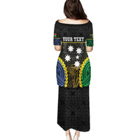 Personalised South Sea Islanders And Vanuatu Puletasi Kanakas Sand Drawing Pattern LT05 - Polynesian Pride