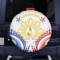 Philippines Spare Tire Cover Katipunan Andres Bonifacio LT05 No hole White - Polynesian Pride